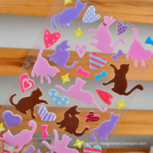 Wholesale Custom Room Decor 3D Foam Kids Stickers ,Decoration Puffy Sticker